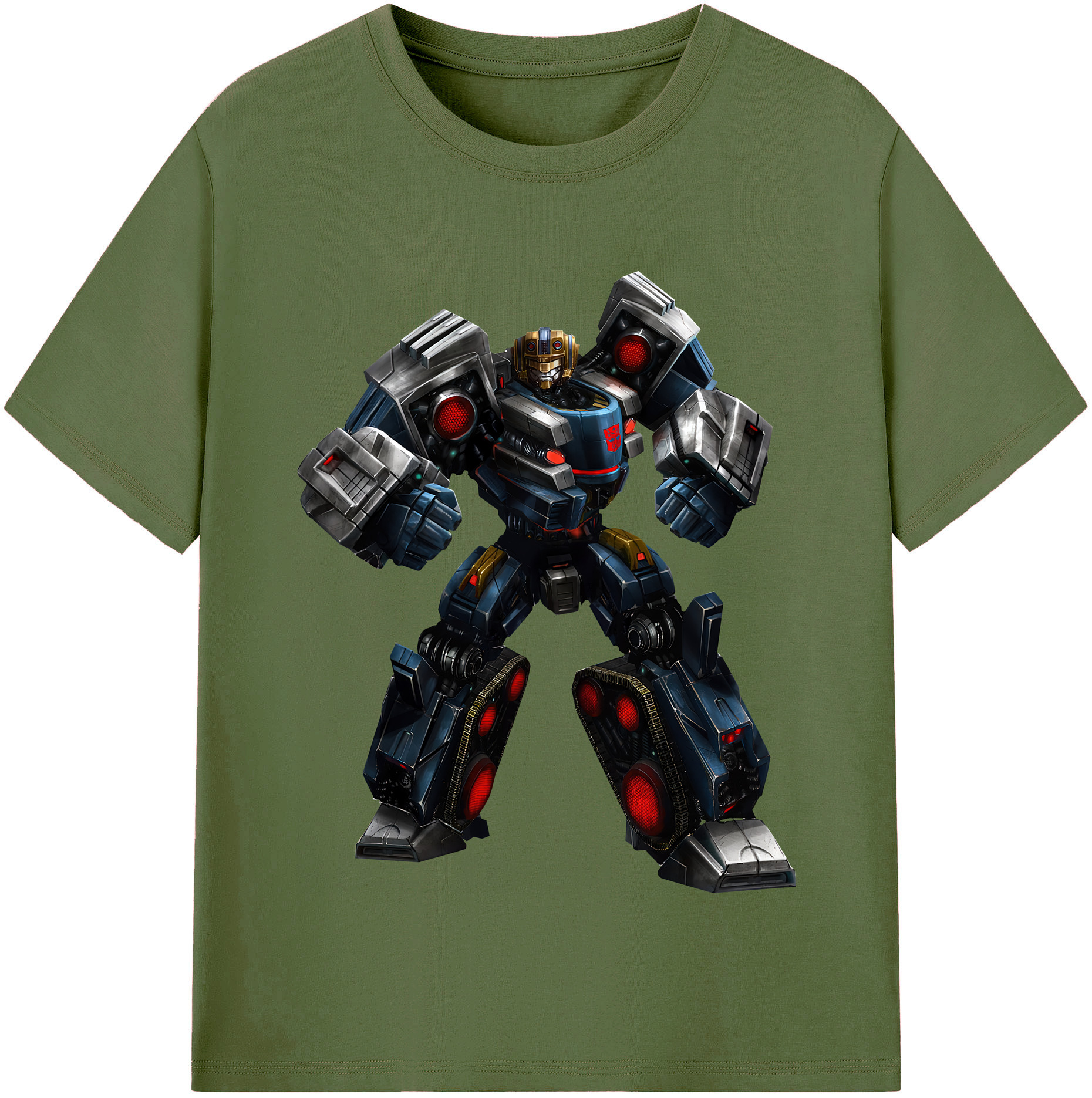 （画像用） Transformers トランスフォーマー 綿100％半袖Tシャツ（フロントプリント）